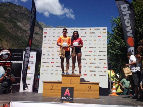 A gran Xana Rodríguez triunfa nos Pirineos ganando a "VOLTA Ó MOLINO DE CERLER" do Gran Trail TrangoWord Aneto Poses de 9 kilómetros e 450 m. de desnivel acumulados!!!
