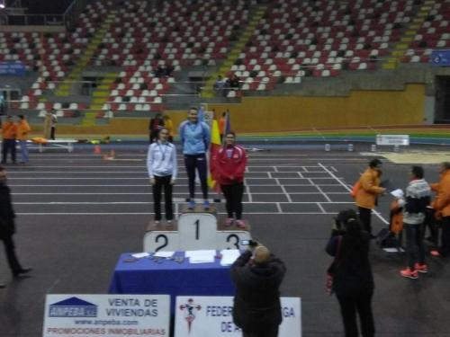 Nerea Bajatierra, BRONCE GALEGO XUVENIL + ÉXITO NO PROVINCIAL DE MENORES DE PISTA CUBERTA BX, AV E INFANTIL DAS ESCOLAS CON 16 METAIS