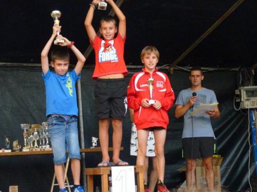Ian, Nico e Carmen vencen na VIII Carreira Popular Monte de Santa Cruz de Ribadeo. Atletismo Lourenzá, SUBCAMPIÓN POR EQUIPOS
