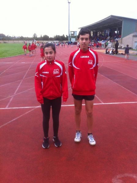 Ainara y Aleix conquistan Narón ganando los 60, 500 y 3000. Atletismo. Trofeo Ciudad de Narón