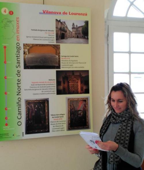 LA SALA DE EXPOSICIONES MUNICIPAL ACOGE DESDE HOY HASTA El DÍA 18 DE ESTE MES UNA MUESTRA SOBRE EL CAMINO NORTE DE SANTIAGO