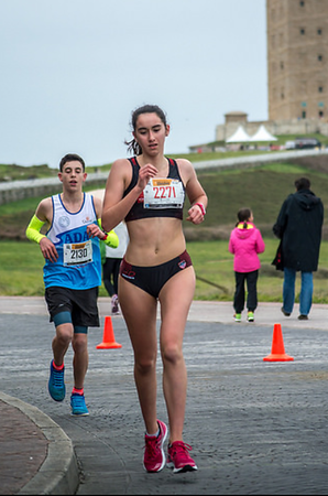 O Maderas Barcia Lourenzá, de embaixador na emblemática VIII Carreira da Torre de Hércules en A Coruña. Ana Vallines, Bronce en cadete feminino!!!