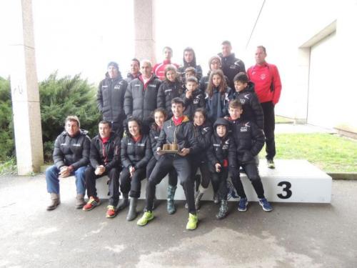 Excelentes resultados de las Balas del Maderas Barcia en el Cros do Fluvial. Victorias para Iria y Ainara Rguez, plata para Henar Méndez y bronce para Diana Lastra y Claudia Graña