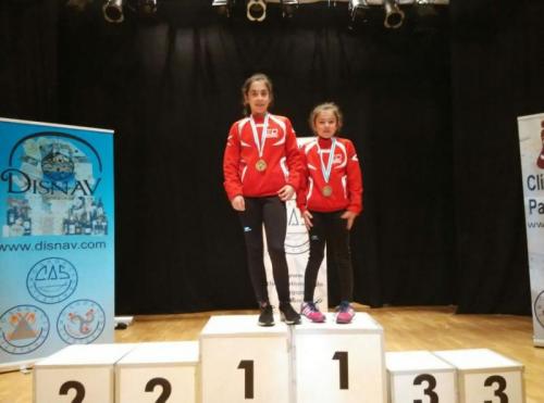 IRIA RODRÍGUEZ, CAMPIONA GALEGA DE 1000 EN RUTA. AINARA RGUEZ, BRONCE INFANTIL