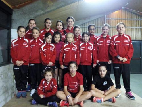 Las Ed Lourenzá en la Final Gallega de la Liga Federada. Riazor. Sábado 16 Enero