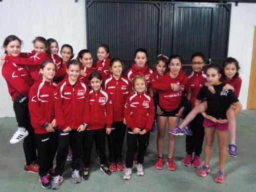 Las Ed Lourenzá en la Final Gallega de la Liga Federada. Riazor. Sábado 16 Enero