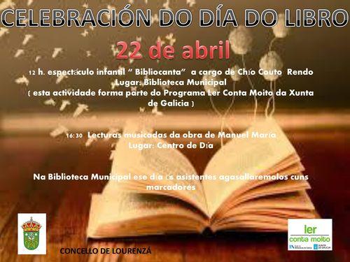 EL AYUNTAMIENTO PROGRAMA ACTIVIDADES PARA CELEBRAR EL DÍA DEL LIBRO EN LA BIBLIOTECA MUNICIPAL Y EN EL CENTRO DE DÍA PARA MAYORES EL 22 DE ESTE MES