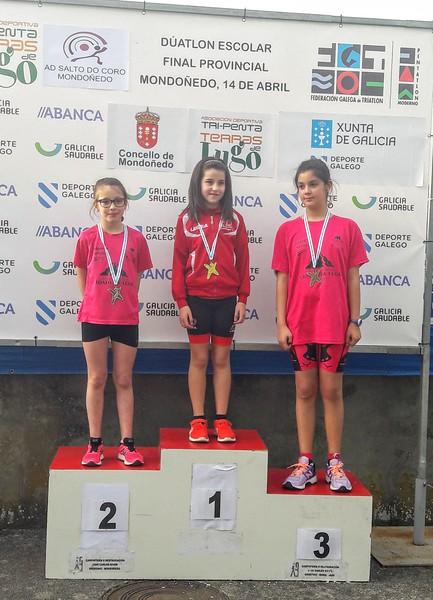 Duatlon: "O Debut en Provincial Soñado". Henar e Ian Méndez, Campións Provinciais benxamín e alevín!!! Maderas Naciente, novo patrocinador da sección!!!