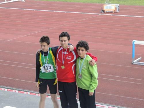 Habemus 10 campeones provinciales, 9 subcampeones y 7 metales de bronce en el Provincial de menores en pista aire libre