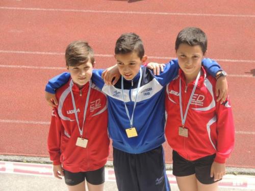 Habemus 10 campeones provinciales, 9 subcampeones y 7 metales de bronce en el Provincial de menores en pista aire libre