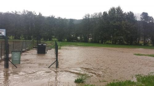 A ALCALDESA SOLICITA A AUGAS DE GALICIA A LIMPEZA DO RÍO BAOS, QUE SE DESBORDOU DEBIDO AS INTENSAS CHUVIAS