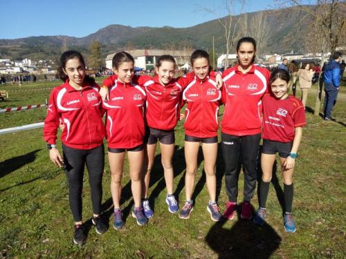 6 atletas cadetes admitidas no Cto. Galego Cadete para o vindeiro domingo en O Barco(Ourense). Uxía e Mariña Salvatierra, Carme Alonso, María e Ana Vallines e Ainara Rguez.!!!