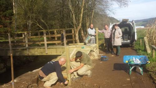 AS OBRAS DE RECONSTRUCCIÓN REALIZADAS NA ÁREA RECREATIVA DO MUÍÑO DO PEREIRO EVITARON NOVOS DESBORDAMENTOS DO RÍO BAOS ONTE