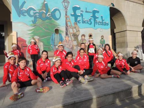 Doble jornada de domingo (Jornada 2/2): Carrera San Silvestre Vegadeo con una actuación completísima!!!